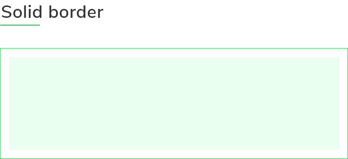GF Flutter Solid Border Widget