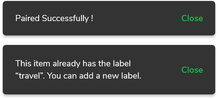 Flutter Custom Toast with Button