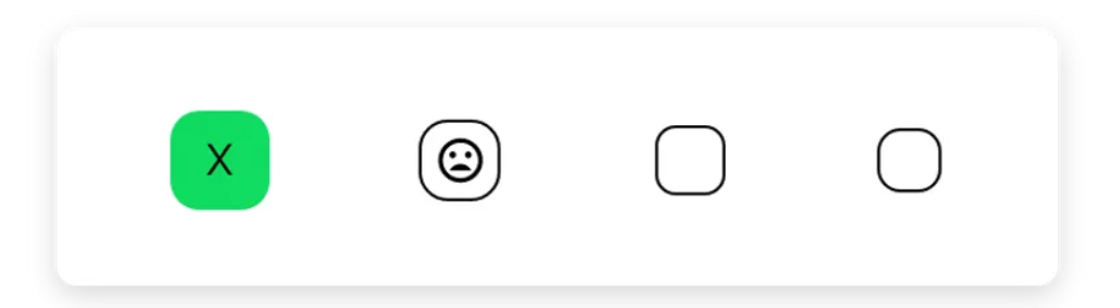 Flutter Custom Radio Button Type 2